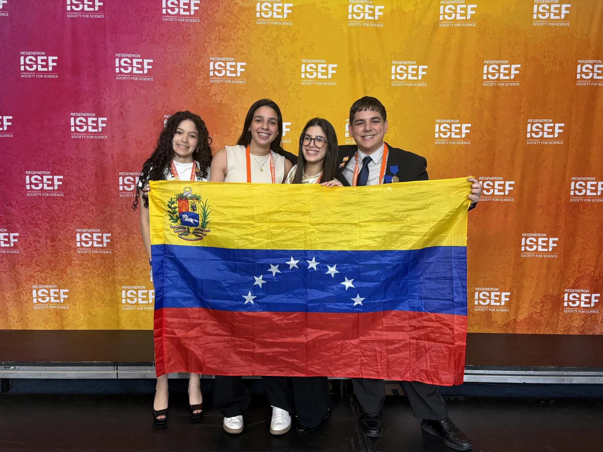 Delegación venezolana en Phoenix, Arizona — ISEF 2026